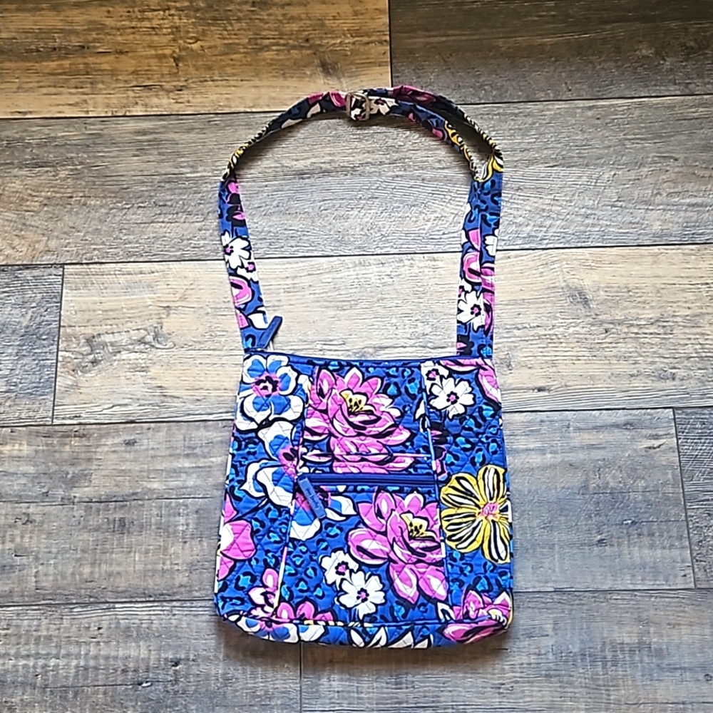 VERA BRADLEY African Violet Hipster Crossbody Bag